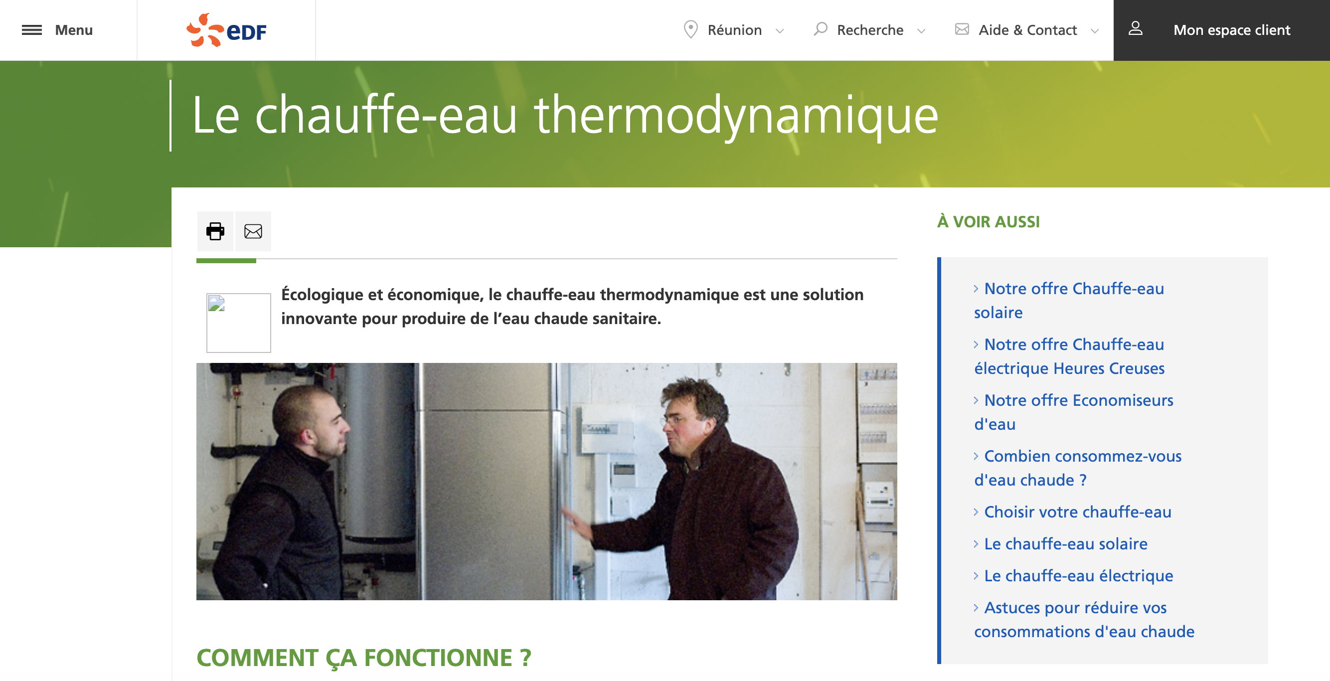 article EDF thermodynamique